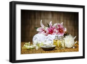 Candle and Massage Oil-psphotography-Framed Photographic Print