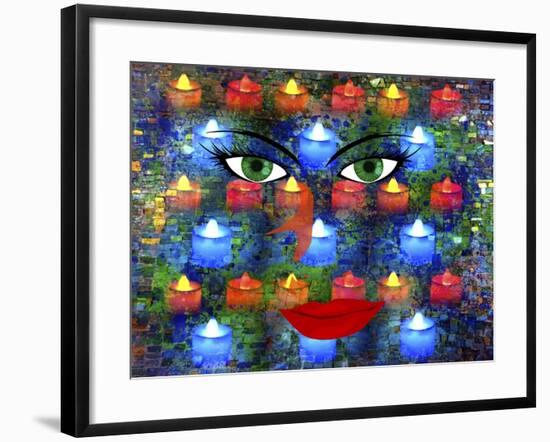 Candle Eyes-Ata Alishahi-Framed Giclee Print