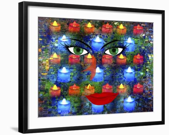 Candle Eyes-Ata Alishahi-Framed Giclee Print