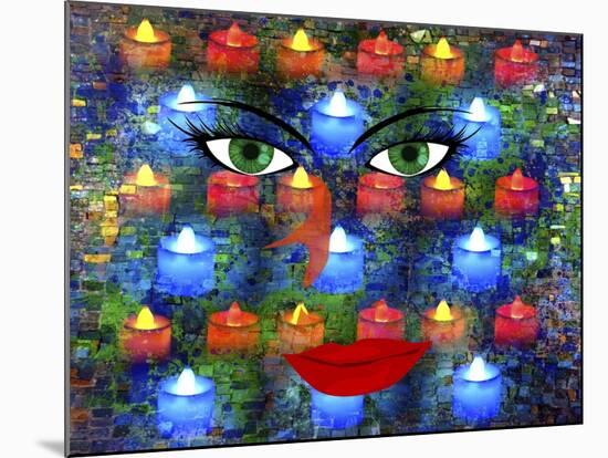 Candle Eyes-Ata Alishahi-Mounted Giclee Print