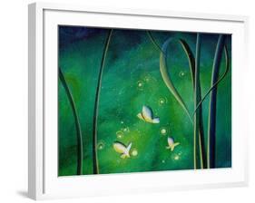 Candle Flies-Cindy Thornton-Framed Art Print