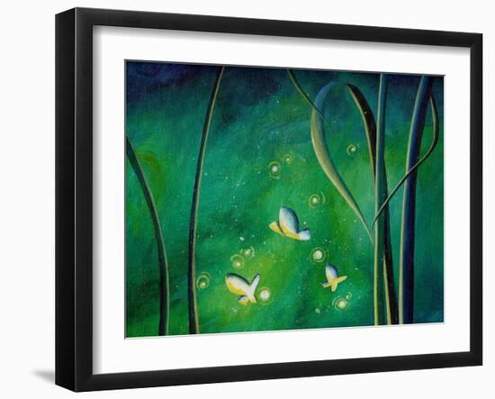 Candle Flies-Cindy Thornton-Framed Art Print