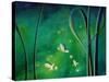 Candle Flies-Cindy Thornton-Stretched Canvas
