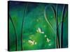 Candle Flies-Cindy Thornton-Stretched Canvas