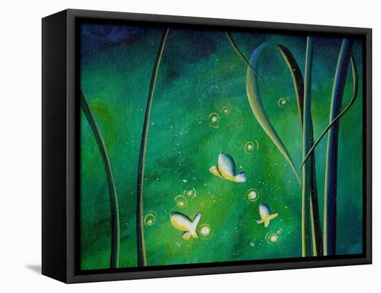 Candle Flies-Cindy Thornton-Framed Stretched Canvas