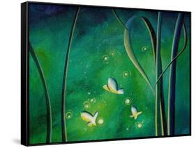 Candle Flies-Cindy Thornton-Framed Stretched Canvas