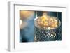 Candle in Metal Vessel-Alexander Georgiadis-Framed Photographic Print