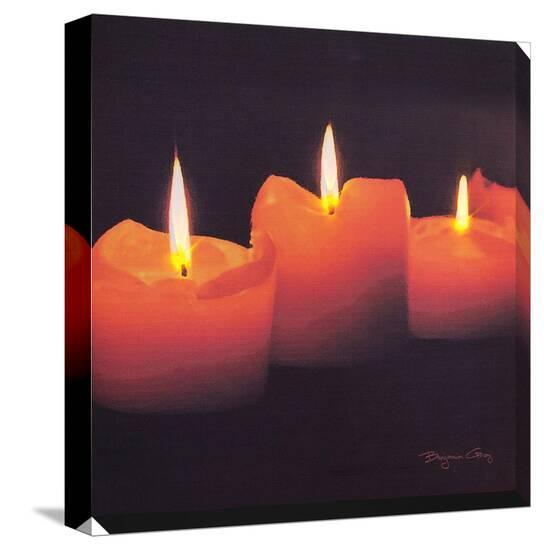 Candle Light--Stretched Canvas