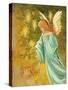 Candle Lighting Angel-Art Licensing Studio-Stretched Canvas