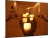 Candle Lighting Luminates the Spa-null-Mounted Photographic Print