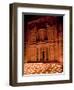 Candle Lit Courtyard of the Treasury (Al Khazneh), Petra (Unesco World Heritage Site), Jordan-Michele Falzone-Framed Photographic Print