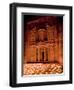 Candle Lit Courtyard of the Treasury (Al Khazneh), Petra (Unesco World Heritage Site), Jordan-Michele Falzone-Framed Photographic Print