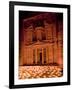 Candle Lit Courtyard of the Treasury (Al Khazneh), Petra (Unesco World Heritage Site), Jordan-Michele Falzone-Framed Photographic Print