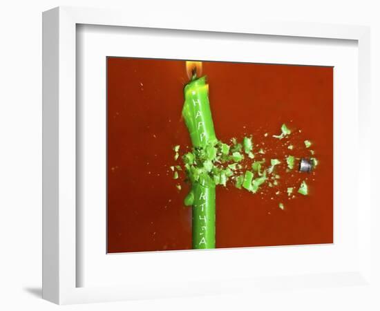 Candle Splat-Alan Sailer-Framed Photographic Print