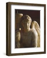 Candleholder Angel from the Ark of St Dominic-Michelangelo Buonarroti-Framed Giclee Print