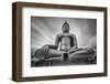 Candlelight Makha Bucha Day at Wat Muang-anekoho-Framed Photographic Print