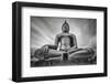 Candlelight Makha Bucha Day at Wat Muang-anekoho-Framed Photographic Print