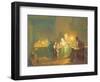 Candlelit Interior-Johannes Rosiere-Framed Giclee Print