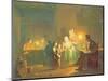Candlelit Interior-Johannes Rosiere-Mounted Giclee Print