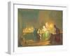 Candlelit Interior-Johannes Rosiere-Framed Giclee Print