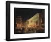 Candlelit Procession Through Via Del Corso, Rome, Italy-Ippolito Caffi-Framed Giclee Print