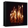 Candles, Chartres Cathedral, France, Europe-Robert Harding-Framed Stretched Canvas