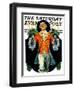 "Candles for Christmas," Saturday Evening Post Cover, December 14, 1929-Elbert Mcgran Jackson-Framed Giclee Print