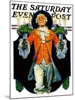 "Candles for Christmas," Saturday Evening Post Cover, December 14, 1929-Elbert Mcgran Jackson-Mounted Giclee Print