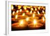 Candles Glowing in the Dark-Smileus-Framed Photographic Print