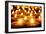 Candles Glowing in the Dark-Smileus-Framed Photographic Print
