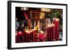 Candles In Longshan Temple Taipei-Charles Bowman-Framed Photographic Print