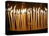 Candles in the Church of the Holy Sepulchre, Jerusalem, Israel, Middle East-Godong-Stretched Canvas