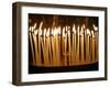 Candles in the Church of the Holy Sepulchre, Jerusalem, Israel, Middle East-Godong-Framed Photographic Print