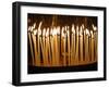 Candles in the Church of the Holy Sepulchre, Jerusalem, Israel, Middle East-Godong-Framed Photographic Print