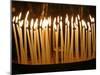 Candles in the Church of the Holy Sepulchre, Jerusalem, Israel, Middle East-Godong-Mounted Photographic Print