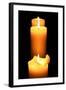 Candles in the Darkness-null-Framed Photo