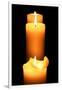 Candles in the Darkness-null-Framed Photo