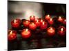 Candles in the Town Church, Marie-Galante Island, Guadaloupe, Caribbean-Walter Bibikow-Mounted Photographic Print