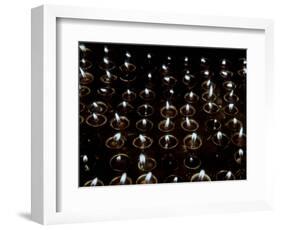 Candles Offered for the Buddha, Golden Eagle Festival, Mongolia-Amos Nachoum-Framed Photographic Print