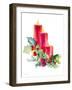 Candles with Holly-Lanie Loreth-Framed Art Print