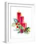 Candles with Holly-Lanie Loreth-Framed Art Print