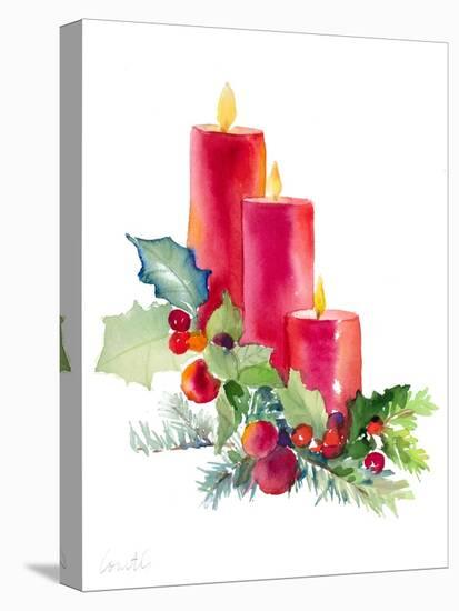 Candles with Holly-Lanie Loreth-Stretched Canvas