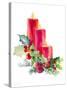 Candles with Holly-Lanie Loreth-Stretched Canvas