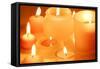 Candles-Liang Zhang-Framed Stretched Canvas