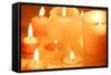 Candles-Liang Zhang-Framed Stretched Canvas