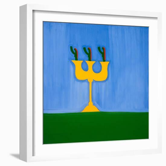 Candlestick,1998,(oil on linen)-Cristina Rodriguez-Framed Giclee Print