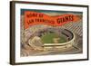 Candlestick Park, Giant's Pennant, San Francisco, California-null-Framed Art Print