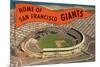 Candlestick Park, Giant's Pennant, San Francisco, California-null-Mounted Premium Giclee Print