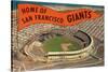 Candlestick Park, Giant's Pennant, San Francisco, California-null-Stretched Canvas