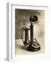 Candlestick Telephone-null-Framed Photographic Print